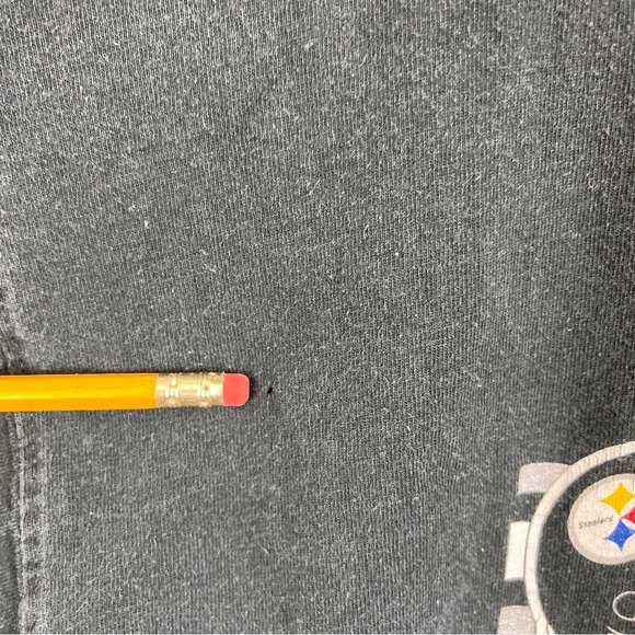 Pittsburgh Steelers Tshirt NFL Black Size XL Super Bowl XL Seahawks Distressed - Picture 7 of 14